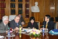 Японская делегация в МГУ