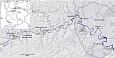 Карта изученных объектов в долине Москвы-реки