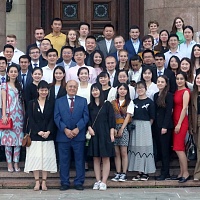 Традиционная встреча с выпускниками МГУ 2019 года — гражданами зарубежных стран