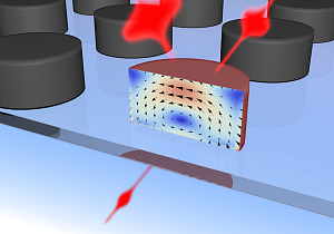 Прибор, представляющий собой диск диаметром в 250 нанометров, способен переключать оптические импульсы за время, исчисляемое фемтосекундами (фемтосекунда представляет собой одну миллионную долю от одной миллиардной доли секунды)