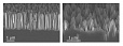 Микрофотографии разных форм кремниевых нанотией, полученные с помощью сканирующего электронного микроскопа