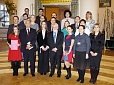 Награждение лауреатов конкурса Европейской Академии для молодых учёных 2013 года